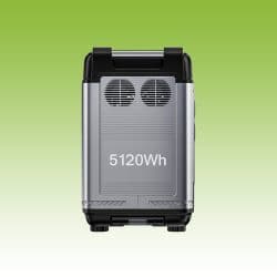 OUKITEL P5000 Pro Portable Power Station with 5120Wh LiFePO4 Battery, 4000W Pure Sine Wave AC Output, 8000W Surge Power, 4200W Fast Recharge, 1000W MPPT Solar Input & UPS Backup - Image 6