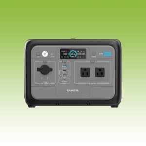 OUKITEL P800 Portable Power Station with 512Wh LiFePO4 Battery, 800W Pure Sine Wave AC Output, 1600W Surge Power, 600W Fast Recharge & 200W MPPT Solar Input