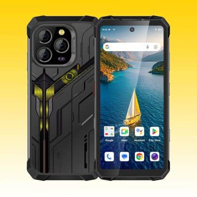 UNIWA F917 4G Rugged Smartphone with MediaTek Helio G85 Octa-Core Processor, 8GB+128GB Storage, 7500mAh Battery, 48MP + 20MP Night Vision Cameras, 6.79-inch HD+ Display