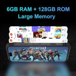 UNIWA F917 4G Rugged Smartphone with MediaTek Helio G85 Octa-Core Processor, 8GB+128GB Storage, 7500mAh Battery, 48MP + 20MP Night Vision Cameras, 6.79-inch HD+ Display - Image 7