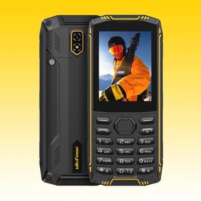 Ulefone Armor Mini 5 Rugged Smartphone with MediaTek MT6739 Processor, 1GB+8GB Storage, 2500mAh Battery, 2.8-inch QVGA Display, IP68/IP69K Waterproof