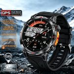 650mAh GPS Smartwatch with 1.56" AMOLED 480×480 Display, 3ATM Waterproof, 107 Sports Modes, 90-Day Standby, Heart Rate Tracking and Bluetooth 5.3