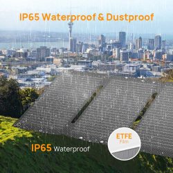 AFERIY AF-SL30 30W Portable Solar Panel, Foldable Monocrystalline ETFE Solar Charger with Up to 25% Conversion Efficiency, USB-C 18W & USB-A Fast Charging, IP65 Waterproof - Image 6