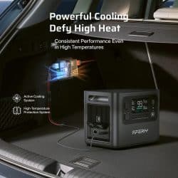 AFERIY DC060 580W DC-DC Alternator Charger for Portable Power Stations, High-Speed Vehicle Battery Charger Compatible with 12V/24V RV Systems, 47V-49V DC Input - Image 6