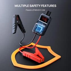 AFERIY GK03 Car Jump Starter 2000A 12V Portable Jump Starter, 27,500mAh Battery Pack, 60W PD Fast Charging, USB Power Bank for Up to 6.0L Gas & 3.0L Diesel Engines - Image 6