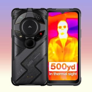 AGM G2 Guardian 5G Thermal Imaging Rugged Phone with Qualcomm QCM6490 Processor, 12GB+256GB Storage, 7000mAh Battery, 6.58" FHD+ 120Hz Display
