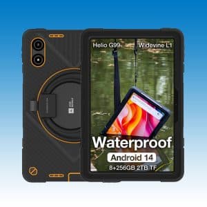 AGM PAD P2 Active Rugged Tablet, 11" 90Hz FHD+ Display, Helio G99, 8GB+8GB RAM, 256GB ROM, 50MP Camera, 8000mAh, 4G Dual SIM, IP68/IP69K