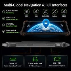 AGM PAD P3 Compact Rugged Tablet, 8.68" 120Hz FHD+ Display, Helio G99, 6GB+128GB, 50MP Camera, 7200mAh Battery, eSIM, IP68/IP69K - Image 6