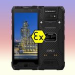 CONQUEST EX201 5G Intrinsically Safe Rugged Phone with MediaTek Dimensity 700 Processor, 8GB+256GB Storage, 5000mAh Battery, 48MP Rear Camera, 32MP Front Camera