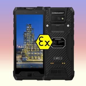 CONQUEST EX201 5G Intrinsically Safe Rugged Phone with MediaTek Dimensity 700 Processor, 8GB+256GB Storage, 5000mAh Battery, 48MP Rear Camera, 32MP Front Camera