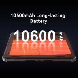 Cubot TAB KingKong Rugged Tablet, 10.1" FHD+ IPS Display, 16GB RAM+256GB ROM, 10600mAh Large Battery, MT8788 Octa-Core, 16MP Rear Camera, Dual SIM, Android 13 - Image 6
