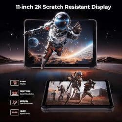 HOTWAV R9 Plus Rugged Tablet, 11" FHD+ Display, 24GB+512GB, Unisoc T7280 Octa-Core, 20080mAh Battery, 64MP Camera, Camping Light, IP68/IP69K, MIL-STD-810H - Image 7