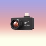 HTI HT-301 Smartphone Thermal Camera for Android with 384×288 Infrared Resolution, 25Hz Refresh Rate, 400°C Temperature Measurement and USB-C Connection