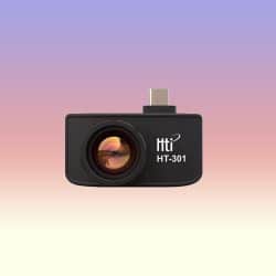 HTI HT-301 Smartphone Thermal Camera for Android with 384×288 Infrared Resolution, 25Hz Refresh Rate, 400°C Temperature Measurement and USB-C Connection - Image 2
