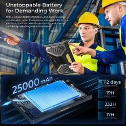 OUKITEL RT10 5G Rugged Tablet with 11-Inch 120Hz FHD IPS Display, Dimensity 7400X, 25,000mAh Battery, 64MP Camera, 20MP Night Vision and Android 15 - Image 4
