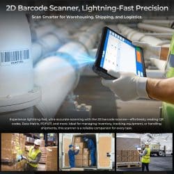OUKITEL RT10 Industry 5G Rugged Tablet with 11-Inch 120Hz FHD IPS Display, Dimensity 7400X, 25,000mAh Battery, 64MP Camera, 2D Barcode Scanner and Industrial Fingerprint - Image 3
