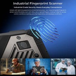 OUKITEL RT10 Industry 5G Rugged Tablet with 11-Inch 120Hz FHD IPS Display, Dimensity 7400X, 25,000mAh Battery, 64MP Camera, 2D Barcode Scanner and Industrial Fingerprint - Image 4