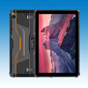OUKITEL RT9 Rugged Tablet with 10.1-Inch HD IPS Display, Unisoc T606 Octa-Core Processor, 11,000mAh Battery, 16MP Dual Camera and IP68/IP69K Protection