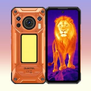 OUKITEL WP500 Ultra 5G Thermal Imaging Rugged Phone with MediaTek Dimensity 8300 Processor, 12GB+1TB Storage, 10000mAh Battery, 108MP + 8MP Night Vision Camera