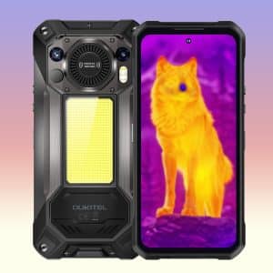 OUKITEL WP61 Ultra 5G Thermal Imaging Rugged Phone with MTK Dimensity 7025, 12GB+512GB, 20,000mAh Battery, 108MP + 8MP Night Vision + 32MP Front Cameras