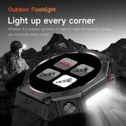Outdoor Smart Watch for Men with GPS, 530mAh Battery, 1.39" AMOLED Display, 10ATM Waterproof, Bluetooth Calling, Compass, Altimeter and Sports Tracking - Image 6