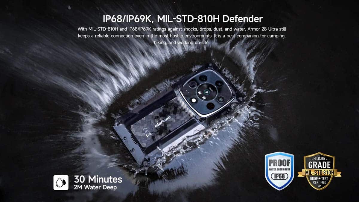 Ulefone Armor 28 Ultra Thermal product feature graphic 46