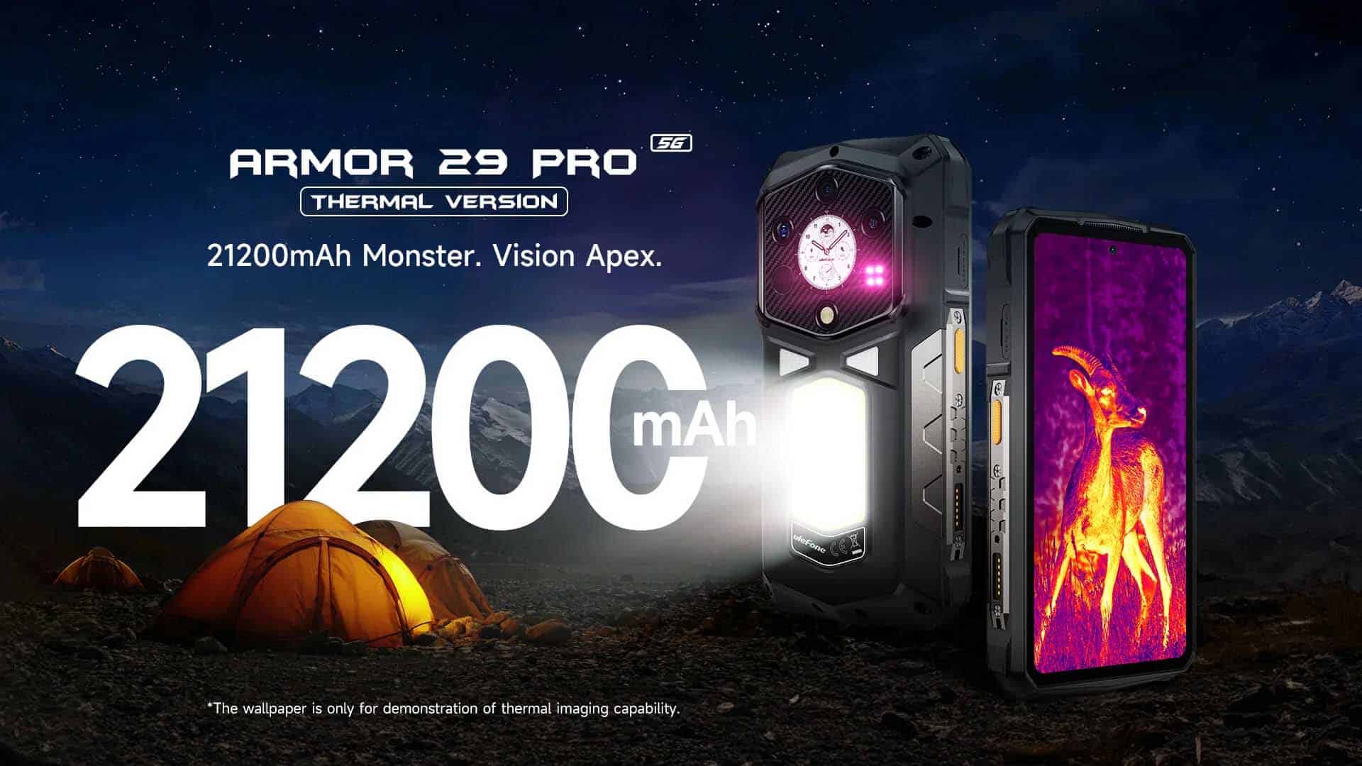 Ulefone Armor 29 Pro Thermal product feature graphic 1