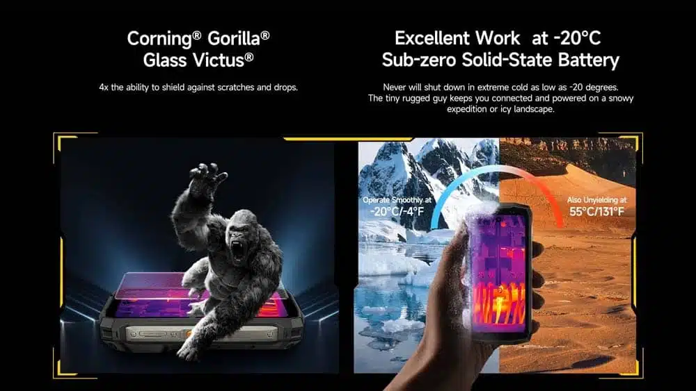 Ulefone Armor Mini 20T Pro product feature graphic 7