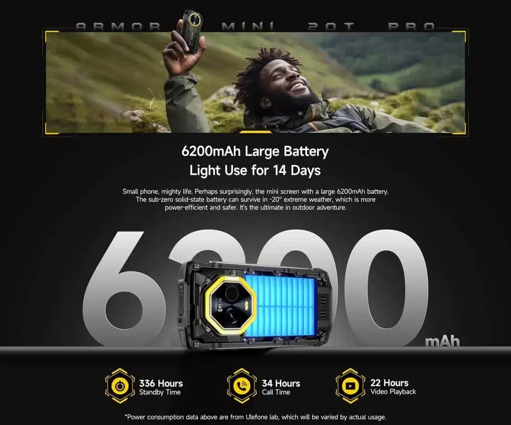 Armor Mini 20T Pro product feature graphic 12