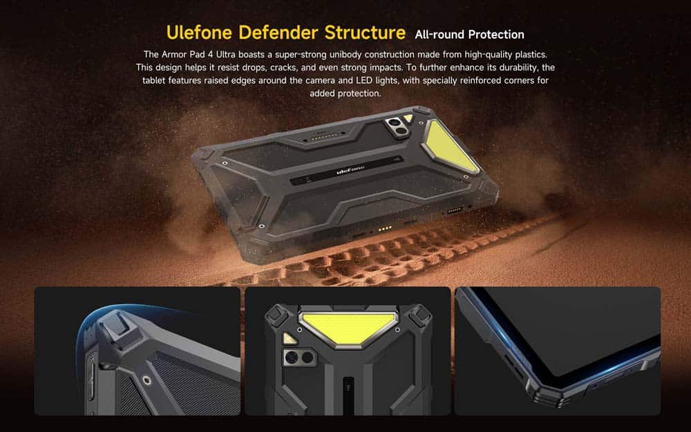 Ulefone Armor Pad 4 Ultra Thermal product feature graphic 4