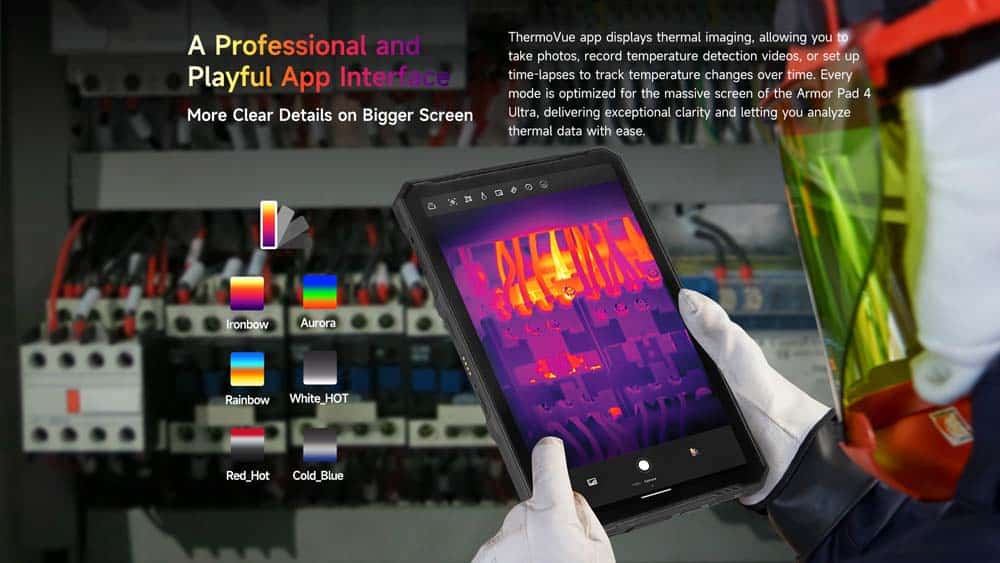 Ulefone Armor Pad 4 Ultra Thermal product feature graphic 7