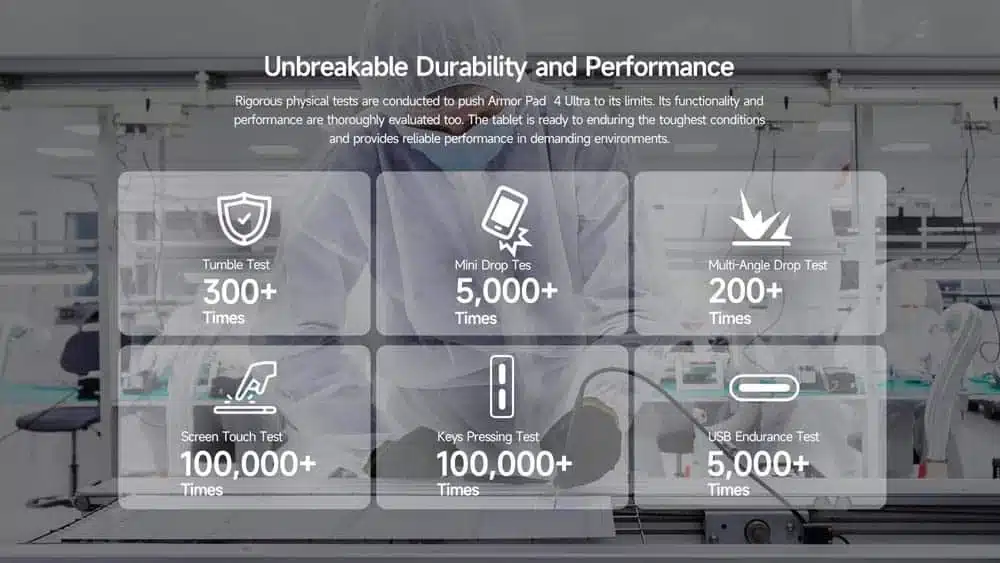 Ulefone Armor Pad 4 Ultra Thermal product feature graphic 37