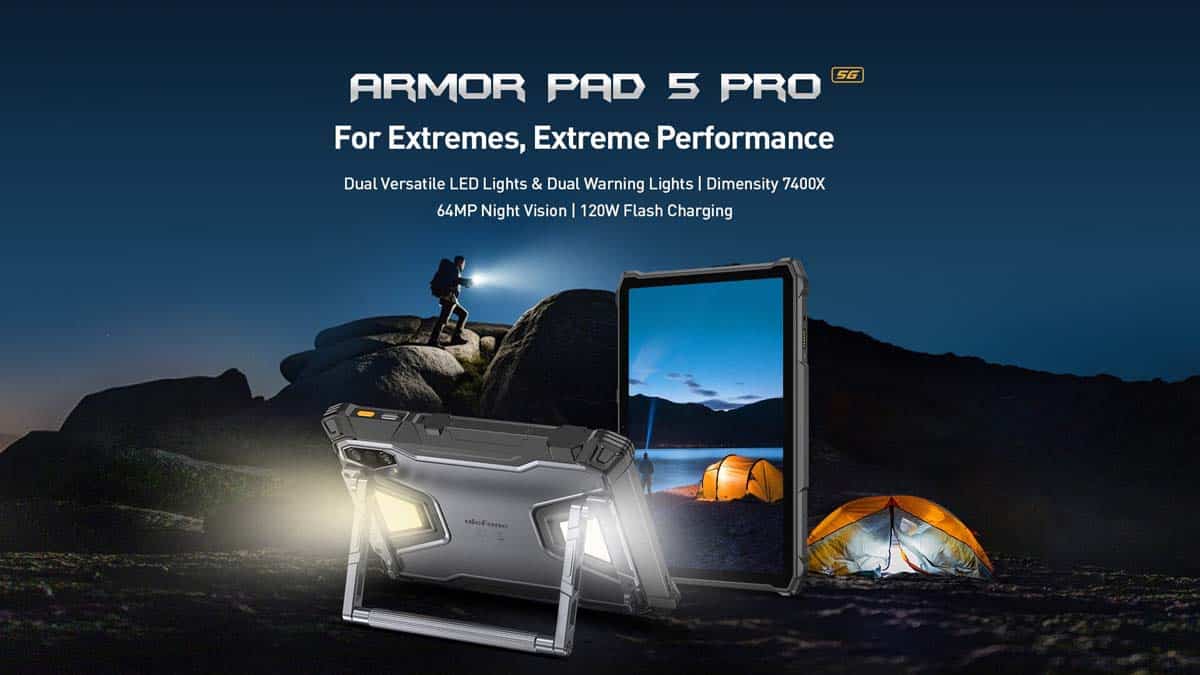 Ulefone Armor Pad 5 Pro product feature graphic 1