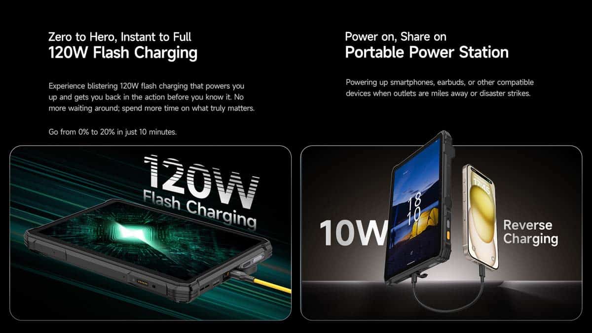 Ulefone Armor Pad 5 Pro product feature graphic 4