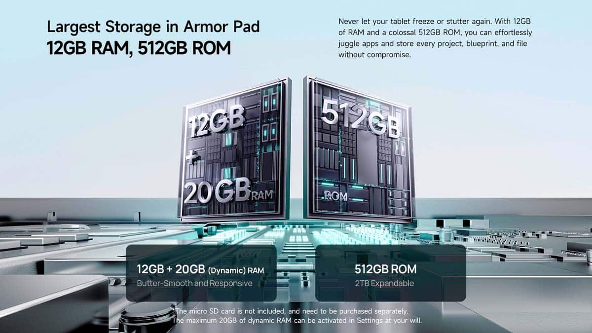 Armor Pad 5 Pro product feature graphic 15