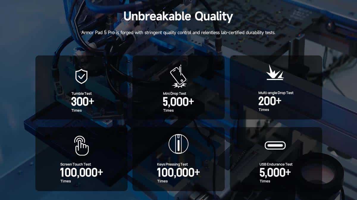 Armor Pad 5 Pro product feature graphic 30