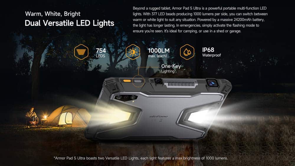 Ulefone Armor Pad 5 Ultra product feature graphic 13