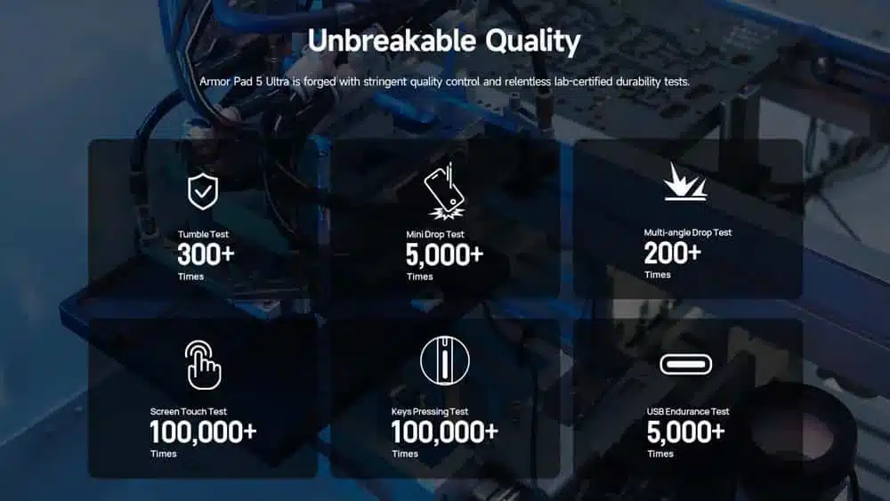 Armor Pad 5 Ultra product feature graphic 38