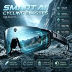 Smart AI Camera Glasses with 8MP Imaging, 1200P Video Capture, ChatGPT Interaction, Voice Translation, Bluetooth Calls, 32GB Storage and Anti-Shake